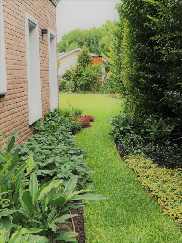 Jardines vista costado derecho